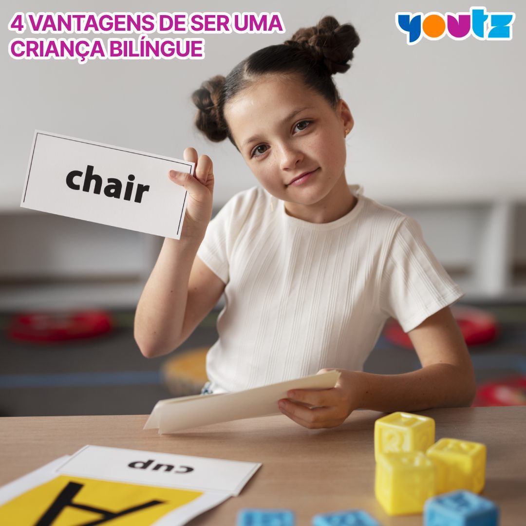 4 vantagens de ser uma criança bilíngue
