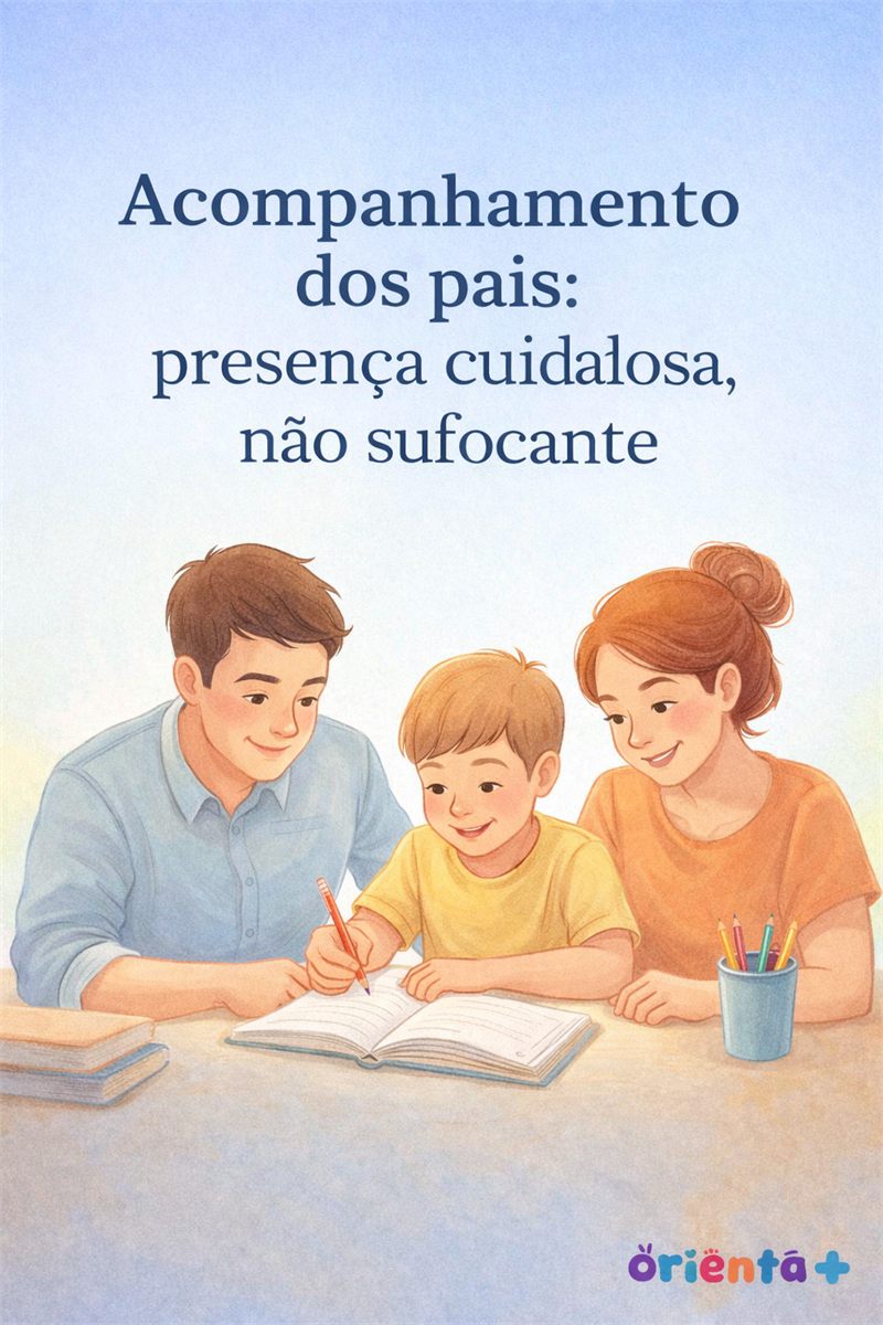 Acompanhamento dos Pais: presença cuidado, não sufocante