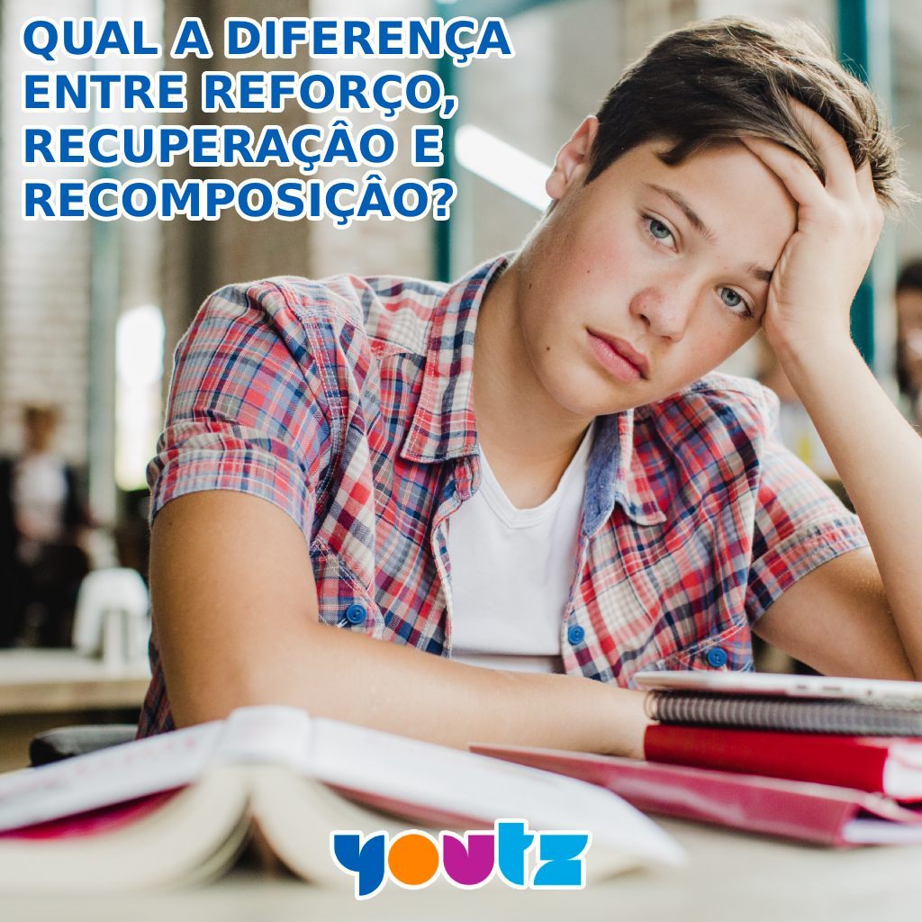 Qual a diferença entre reforço, recuperação e recomposição?