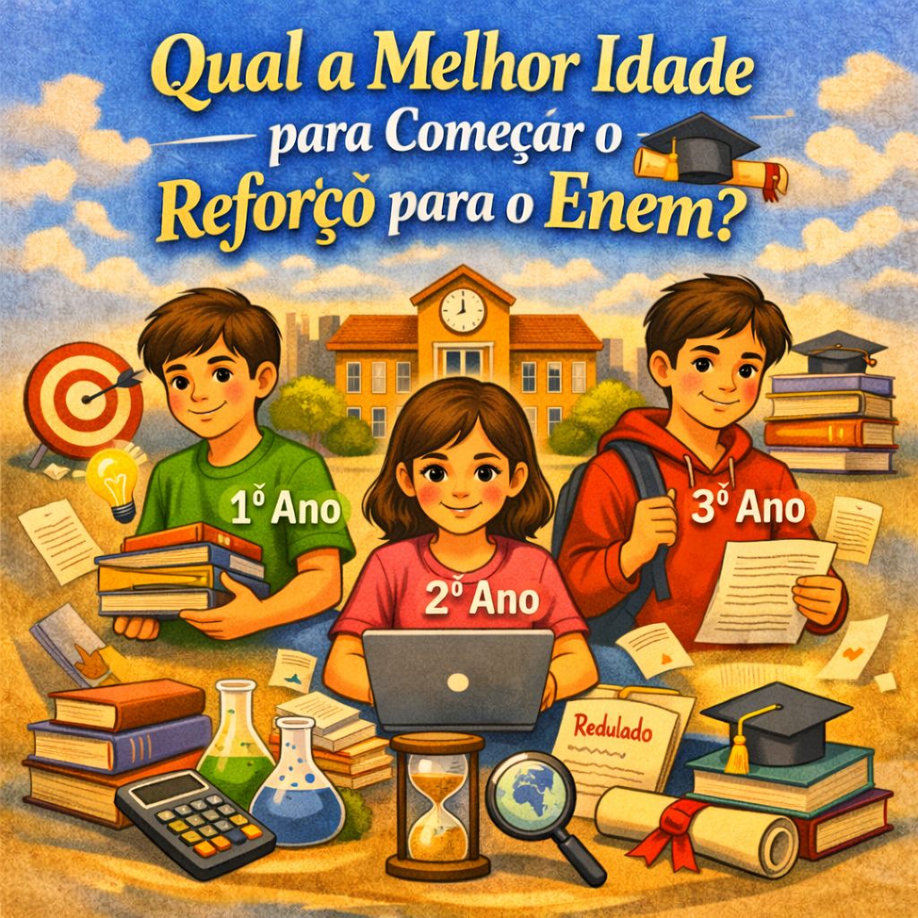 Qual a melhor idade para começar reforço para o Enem?